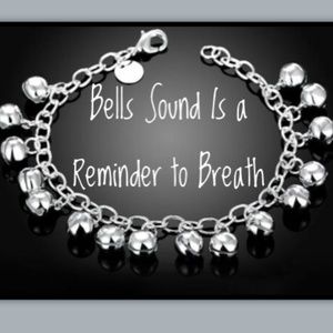 925 Silver Bells Jingle bracelet gypsy hobo adj